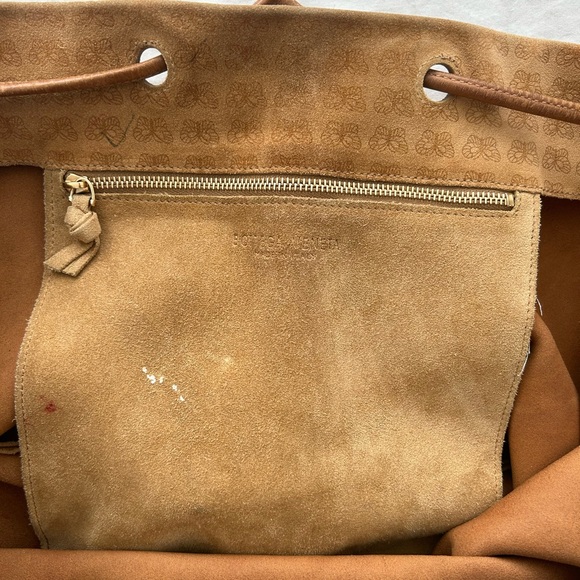 Vintage rare bottega veneta butterfly print suede tote - Picture 6 of 7